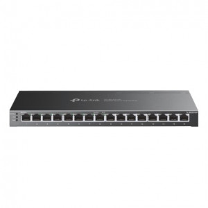 TP-Link SG2016P Коммутатор JetStream Smart с 16 гигабитными портами (8 портов PoE+)