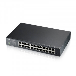 Коммутатор/ Zyxel NebulaFlex GS1915-24E Hybrid Smart L2 Switch, rack 19", 24xGE, silent (fanless), standalone/cloud management