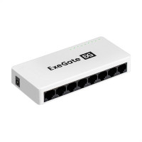 Exegate EX298686RUS Коммутатор неуправляемый ExeGate EDES-1008C (8-портовый UTP 10/100Mbps, с функцией энергосбережения (Green Ethernet Technology), настольный/настенный)