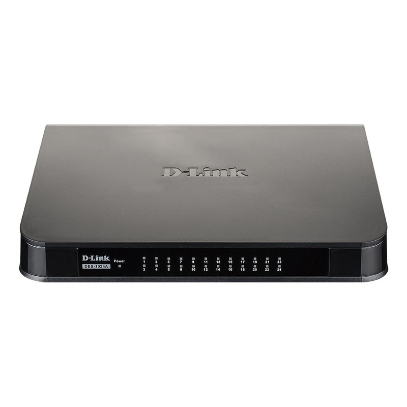 D-Link DES-1024A/E3A Неуправляемый коммутатор с 24 портами 10/100Base-TX 