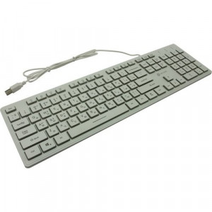 Oklick 550ML белый USB slim Multimedia LED [1061618]