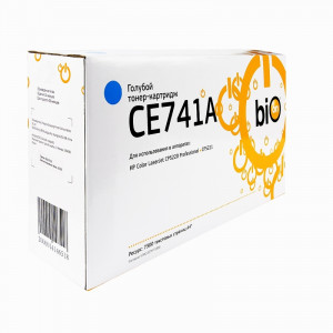 CE741A Картридж Bion для HP CLJ CP5220 Professional CP5221 cyan, (7 300 стр.)
