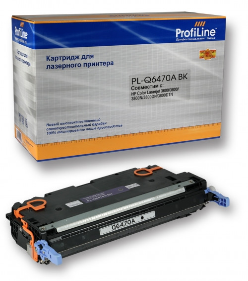 Q6470A (HP 501A) / Canon 711 Картридж ProfiLine для HP CLJ 3600/3600N/3600DN, 3800/3800N/3800DN/3800DTN, CP3505/CP3505N/CP3505DN / Canon MF8450/MF9220/MF9280 Black (6 000 копий)