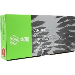 Cactus TK-475 Тонер-картридж Cactus CS-TK475 для принтеров FS-6025MFP/6025MFP/B/FS-6030MFP 15000 страниц.