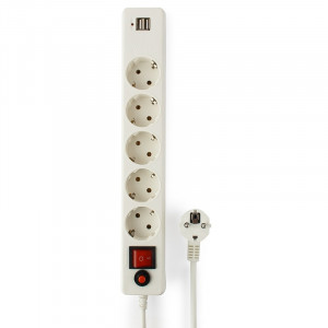 Гарнизон Сетевой фильтр для ИБП ECL-5-U2-W-1.8 5р, 10А, 2xUSB, 1.8м, ур.защиты 4, белый, пакет (22436) Гарнизон Сетевой фильтр для ИБП ECL-5-U2-W-1.8 5р, 10А, 2xUSB, 1.8м, ур.защиты 4, белый, пакет (22436)