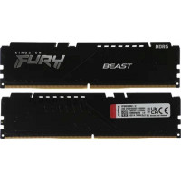Память оперативная/ Kingston 16GB 6000MT/s DDR5 CL30 DIMM (Kit of 2) FURY Beast Black XMP