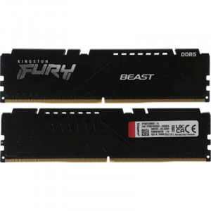 Память оперативная/ Kingston 16GB 6000MT/s DDR5 CL30 DIMM (Kit of 2) FURY Beast Black XMP