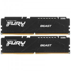 Kingston 32GB DDR5 5600 FURY Beast Black EXPO DIMM (Kit 2*16gb) 1RX8 36-38-38 1.25V KF556C36BBEK2-32