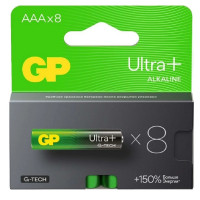 GP 24AUPA21-2CRB8 96/768 Ultra Plus Alkaline 24А AAA (8 шт. в уп-ке) GP 24AUPA21-2CRB8 96/768 Ultra Plus Alkaline 24А AAA (8 шт. в уп-ке)