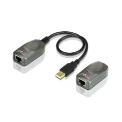 ATEN UCE260 Удлинитель, USB 2.0,  60 метр., со скоростями передачи данных, соответствующим High Speed (480 Мбит/с) , Full Speed (12 Мбит/с ) и Low Speed (1.5 Мбит/с ) USB A-тип, Male/Female без шнуров