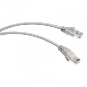 WRline Патч-корд U/UTP, категория 5е, 2xRJ45, неэкранированный, серый, LSZH, 0.3м
