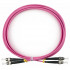 Cabeus FOP-50-OM4-ST-ST-3m Шнур оптический duplex ST-ST 50/125 mm OM4 3м LSZH Cabeus FOP-50-OM4-ST-ST-3m Шнур оптический duplex ST-ST 50/125 mm OM4 3м LSZH