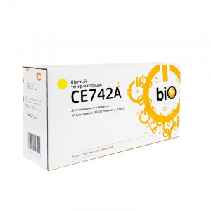 CE742A Картридж Bion для HP CLJ CP5220 Professional CP5221 yellow, (7 300 стр.)