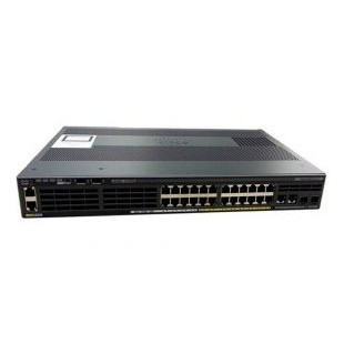 WS-C2960X-24PSQ-L Catalyst 2960-X 24 GigE PoE 110W, 2xSFP + 2x1GBT, LAN Base