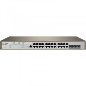 IP-COM PRO-S24-410W Коммутатор управляемый PoE ProFi  24-Ports 10/100/1000 Base-T + 4-Ports 1000 Base-X SFP  / 24-Ports PoE (PoE бюджет 370W)