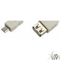 REXANT (18-1161) Шнур  micro USB (male) - USB-A (female)  0.2M