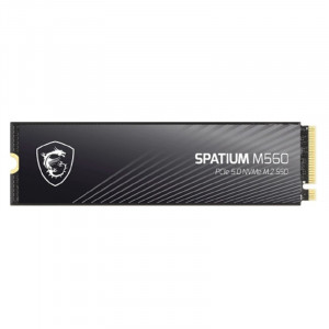 Твердотельный накопитель SSD MSI M.2 2280 2TB SPATIUM M560 Client SSD S78-440Q940-P83, PCIe Gen4x4 with NVMe, 3D TLC, R/ W 4900/ 4400 Твердотельный накопитель SSD MSI M.2 2280 2TB SPATIUM M560 Client SSD S78-440Q940-P83, PCIe Gen4x4 with NVMe, 3D TLC, R/ W 4900/ 4400