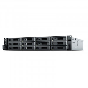 Synology RS2421RP+ Rack 2U QC2,1GhzCPU/4Gb(up to 64)/RAID0,1,10,5,6/up to 12hot plug HDDs SATA(3,5' or 2,5')(up to 24 with RX1217RP)/2xUSB/4GigEth(+1Expslot)/iSCSI/2xIPcam(up to 40)/2xPS