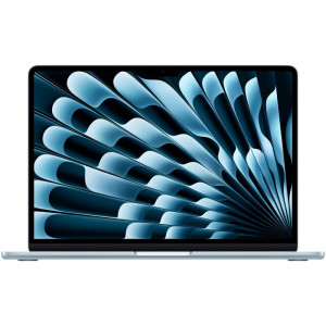 Apple MacBook Air 13-inch 2025 [MC6U4ZA/A] (КЛАВ.РУС.ГРАВ.) Sky Blue 13.6" Liquid Retina {(2560x1600) M4 10C CPU 10C GPU/16GB/512GB SSD/рекоменд.переходник 11007065} (A3240)