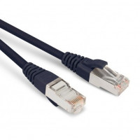 Hyperline PC-LPM-STP-RJ45-RJ45-C5e-1M-LSZH-BK Патч-корд F/­UTP, экранированный, Cat.5е, LSZH, 1 м, черный