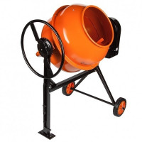 Вихрь [74/1/3] Бетомешалка БМ-140 { 650 вт,  венец/чугун,  оъем-160 л,  отверстие бар.-375мм }