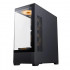 GameMax Корпус  Vista AB Black без БП (MID-TOWER,Черный.,Зак. стекло, USB3.0, Type-C, 6*120ARGB+cont)