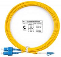 Cabeus FOP(d)-9-LC-SC-3m Шнур оптический duplex LC-SC 9/125 sm 3м LSZH Cabeus FOP(d)-9-LC-SC-3m Шнур оптический duplex LC-SC 9/125 sm 3м LSZH