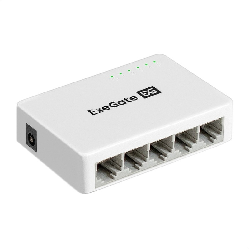 Exegate EX298687RUS Коммутатор неуправляемый ExeGate EDGS-1005С (5-портовый гигабитный UTP 10/100/1000 Base-T, с функцией энергосбережения (EEE), настольный) Exegate EX298687RUS Коммутатор неуправляемый ExeGate EDGS-1005С (5-портовый гигабитный UTP 10/100/1000 Base-T, с функцией энергосбережения (EEE), настольный)