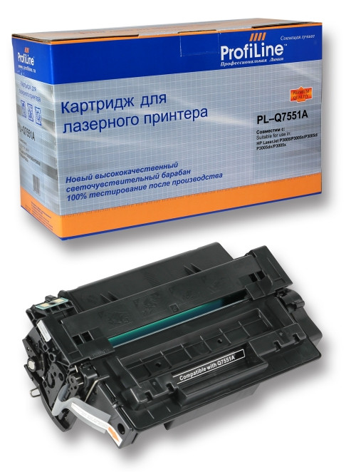Q7551A (HP 51A) Картридж ProfiLine для HP LJ P3005/3005D/3005N/3005DN/3005X/M3027/M3035 MFP/M3035XS MFP (6 500 копий)