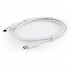Bion Кабель  USB 3.0 AM to Type-C cable (AM/CM), 1 m, white. 5 Гбит/с .  3A (36W) [BNCCP-USB3-AMCM-1M-W]