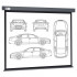 Экран Cactus Wallscreen CS-PSW-168X299-SG,  299х168 см, 16:9,  настенно-потолочный серый