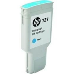 HP F9J76A Картридж  №727, Cyan {DJ T920/T1500/2500/930/1530/2530 (300ml)}