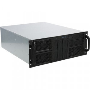 Procase Корпус 4U server case,5x5.25+9HDD,черный,без блока питания,глубина 550мм,MB CEB 12"x10,5", панель вентиляторов 3*120x25 PWM [RE411-D5H9-FC-55]
