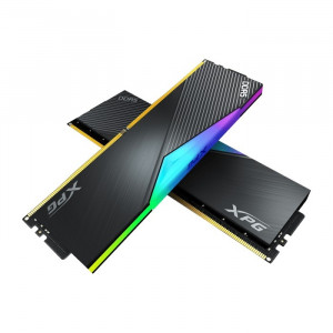 Memory Module ADATA XPG Lancer RGB DDR5 Общий объём памяти 32Гб Module capacity 16Гб Количество 2 5600 МГц Множитель частоты шины 36 1.25 В RGB черный AX5U5600C3632G-DCLARBK
