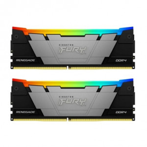 Память оперативная/ Kingston 32GB3200MT/s DDR4 CL16DIMM (Kit of 2)1Gx8 FURY Renegade RGB KF432C16RB12AK2/32