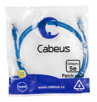 Cabeus PC-UTP-RJ45-Cat.5e-1.5m-BL-LSZH Патч-корд U/UTP, категория 5е, 2xRJ45/8p8c, неэкранированный, синий, LSZH, 1.5м Cabeus PC-UTP-RJ45-Cat.5e-1.5m-BL-LSZH Патч-корд U/UTP, категория 5е, 2xRJ45/8p8c, неэкранированный, синий, LSZH, 1.5м