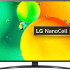 LG 43" 43NANO766QA.ARUB синяя сажа {4K Ultra HD 60Hz DVB-T DVB-T2 DVB-C DVB-S DVB-S2 WiFi Smart TV (RUS)}