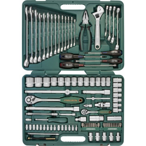 JONNESWAY (S04H624101SA) Набор инструмента универсальный 1/4", 1/2"DR, 101 предмет