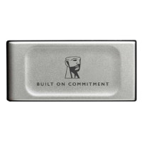 Kingston Portable SSD 4TB External SSD XS2000 BOC,Type-C, USB 3.2 Gen 2x2, R/W 2000/2000MB/s, IP55, 70x33x14mm, Silver (60 мес)