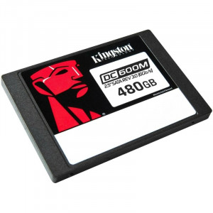 Твердотельный накопитель/ Kingston SSD DC600M, 480GB, 2.5" 7mm, SATA3, 3D TLC, R/W 560/470MB/s, IOPs 94 000/41 000, TBW 876, DWPD 1 (5 лет)