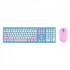 Acer OCC200 [ZL.ACCEE.003] Комплект (клавиатура+мышь) кл/мышь:фиолет/зел WLS slim