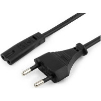 Filum Кабель питания CEE 7/16- С7, 3х0.5мм, 220В, 2.5A, чёрный, 1м [FL-PC2.5-EU-C7-1M] (873352)