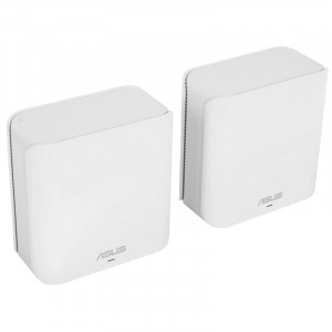 Роутер ASUS BD4(W-2-PK) 2 access point /802.11b/g/n/ac/ax/be, 688 + 2882Mbps, 2,4 + 5 gGz, white