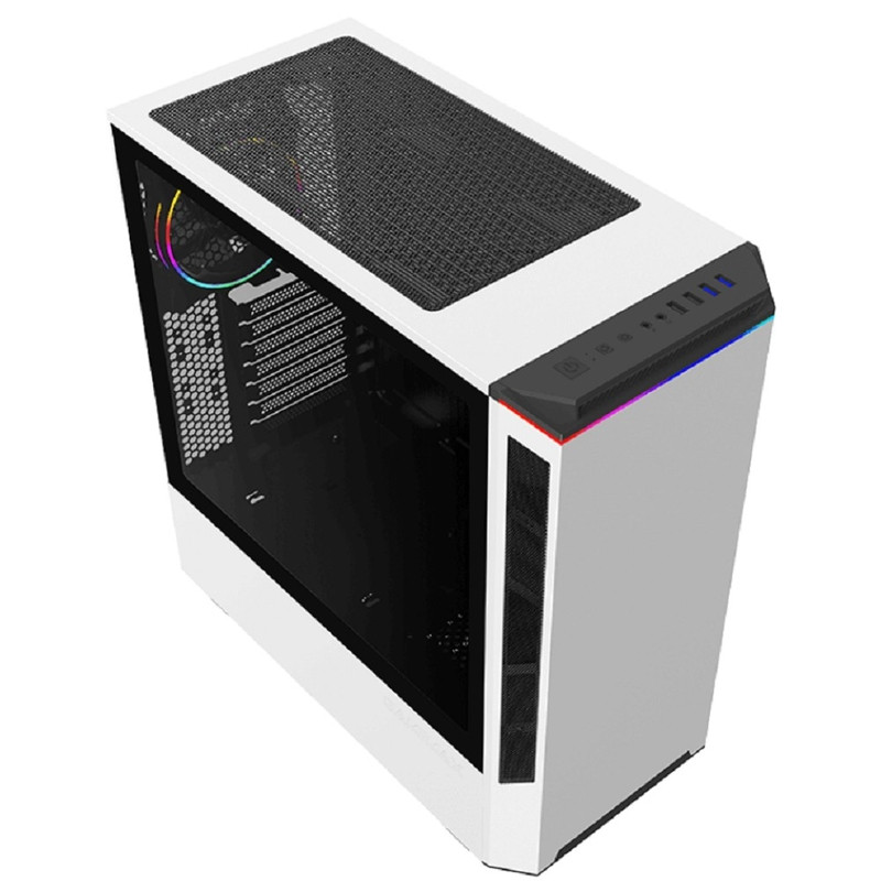 GameMax Корпус Paladin White T801 без БП (Midi Tower, ATX, ,Белый, Зак.стекло, USB 3.0)