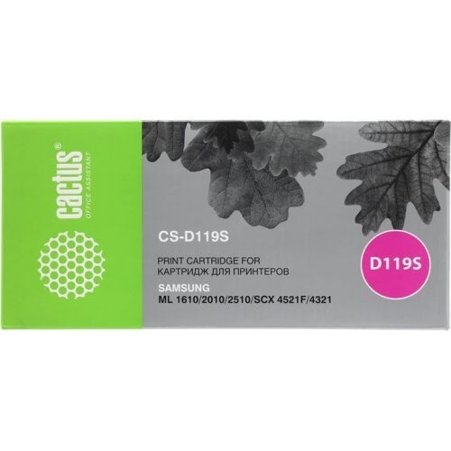 Cactus MLT-D119S Картридж для Samsung ML-1610/1615/1620/1625/2010/2015/2020/2510/2570/257 (2000стр.) чёрный