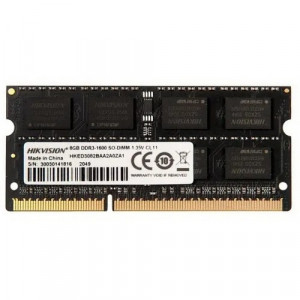 SODIMM DDR 3 DIMM 8Gb PC12800, 1600Mhz, 1.35V, HIKVision HKED3082BAA2A0ZA1/8G