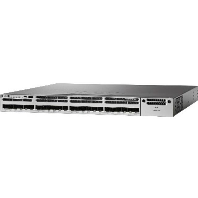 WS-C3850-24XS-E Cisco Catalyst 3850 24 Port 10G Fiber Switch IP Services