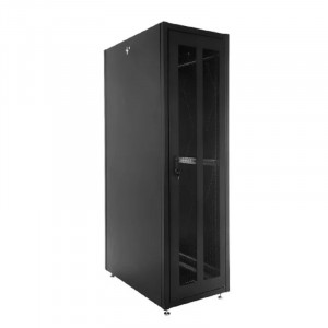 ЦМО Шкаф телекоммуникационный напольный ЭКОНОМ 42U (800 ? 1000) дверь перфорированная 2 шт., цвет черный ЦМО Шкаф телекоммуникационный напольный ЭКОНОМ 42U (800 ? 1000) дверь перфорированная 2 шт., цвет черный