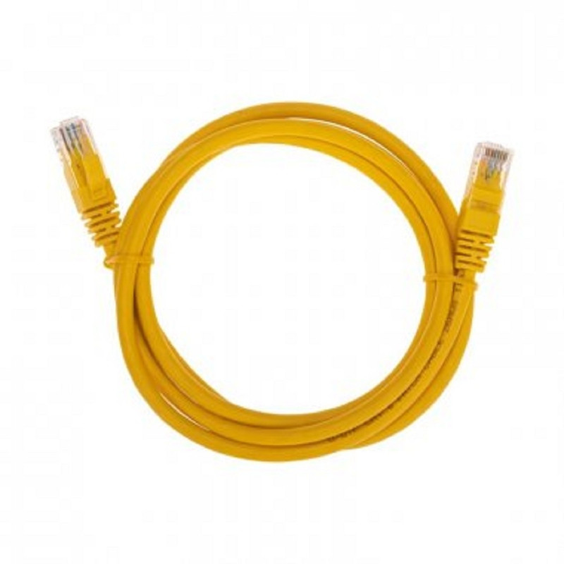 Rexant (02-0295-105) Патч-корд U/UTP, CAT 6, RJ45-RJ45, 26AWG, LSZH, желтый, 1,5м