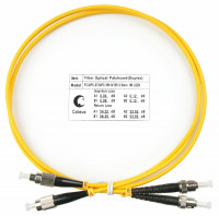 Cabeus FOP(d)-9-FC-ST-1m Шнур оптический duplex FC-ST 9/125 sm 1м LSZH Cabeus FOP(d)-9-FC-ST-1m Шнур оптический duplex FC-ST 9/125 sm 1м LSZH